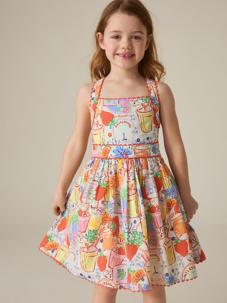 سارافون دخترانه 31503 سایز 5 تا 10 سال کد 10 مارک Mini Boden