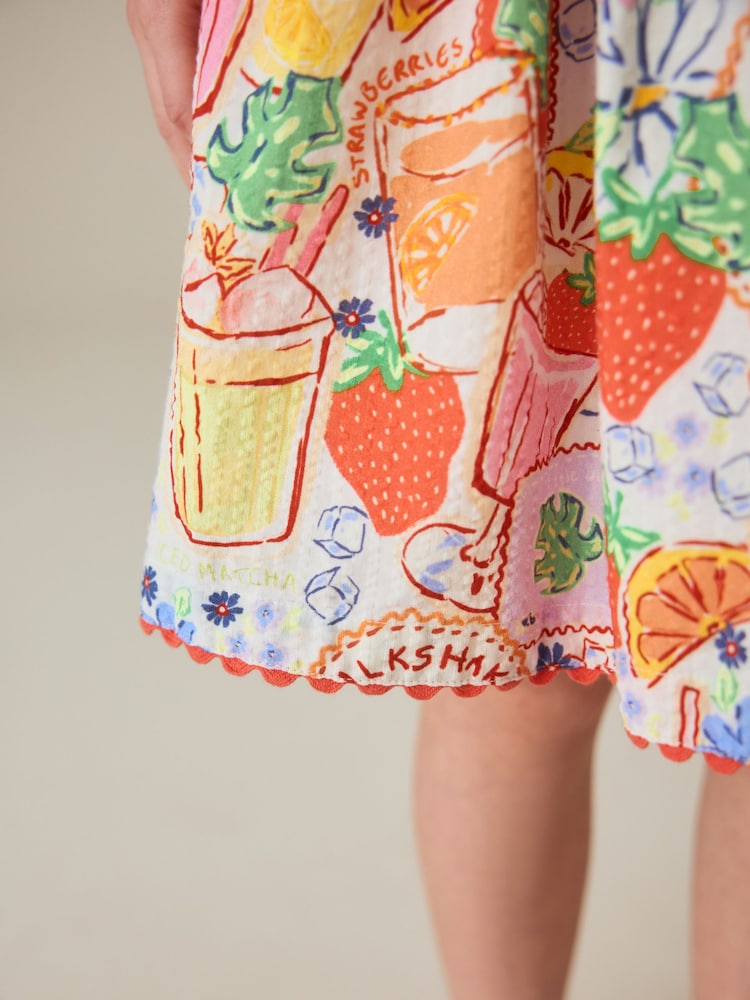 سارافون دخترانه 31503 سایز 5 تا 10 سال کد 10 مارک Mini Boden