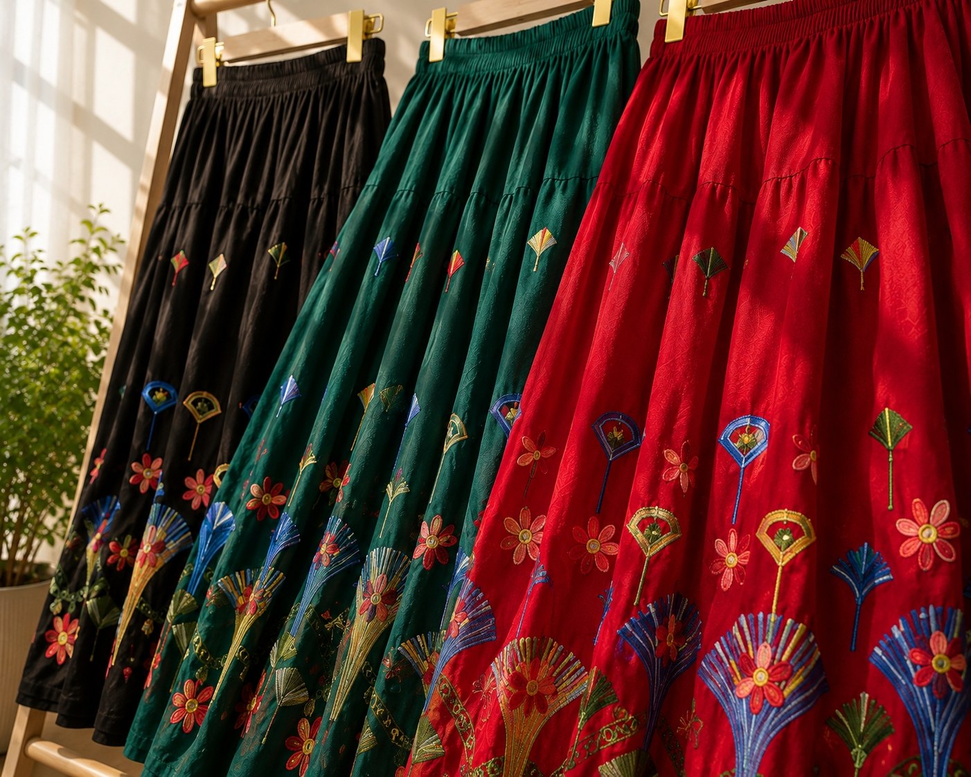 دامن گلدوزی زنانه کد 419953