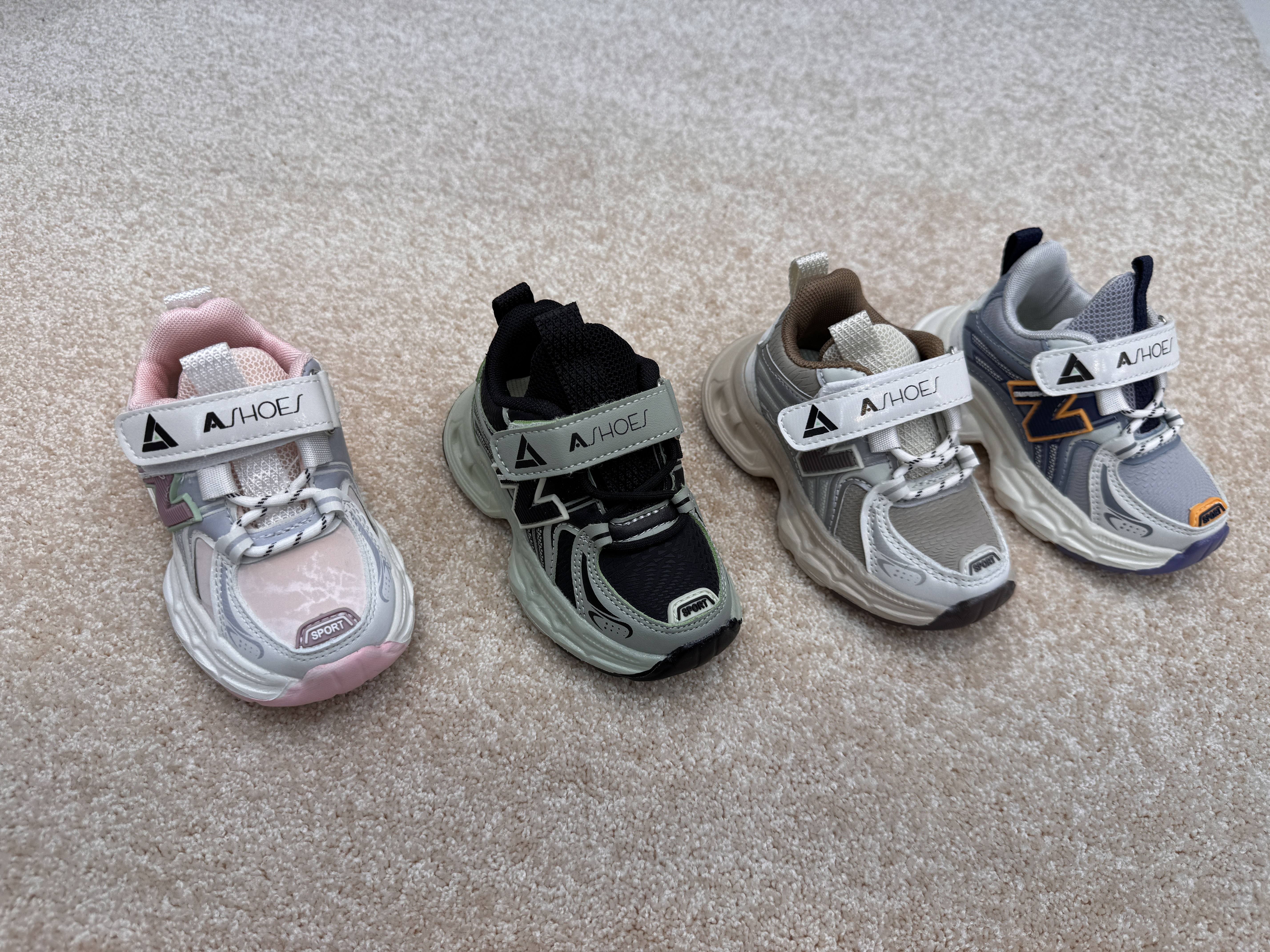 کفش اسپورت طرح نیوبالانس مارک A shoes سایز 22 تا 31کد 2122