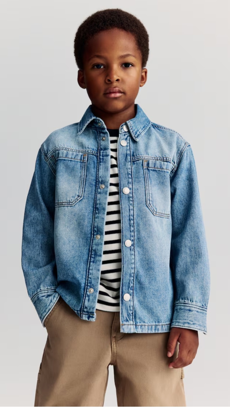کت جینز 31867 سایز 1.5 تا 10 سال مارک H&M