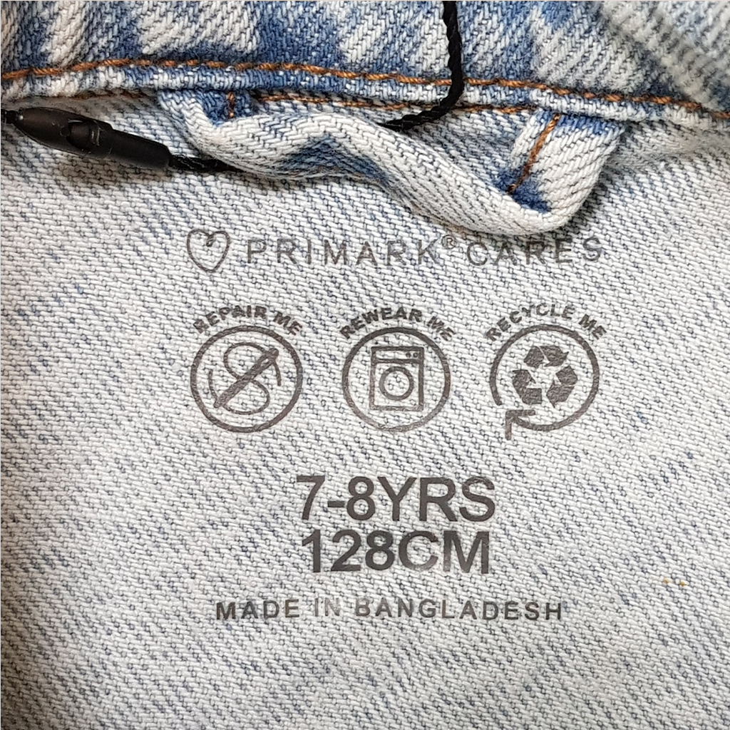 کت جینز دخترانه 31899 سایز 7 تا 15 سال مارک Primark   *
