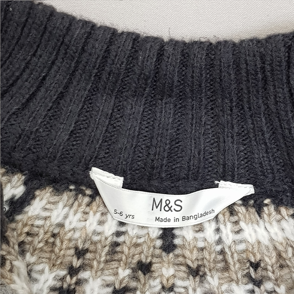 بافت پسرانه 32122 سایز 4 تا 14 سال مارک M&S