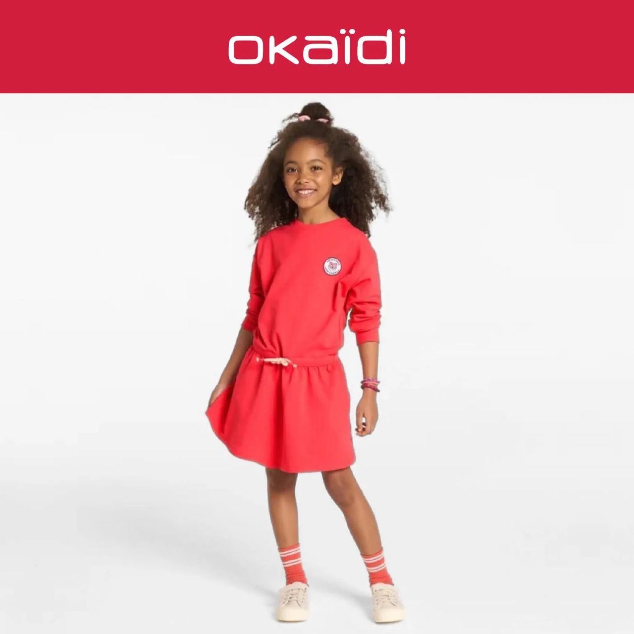 سارافون دخترانه 32195 سایز 3 تا 14 سال مارک OKAIDI