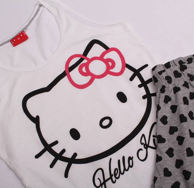 تاپ و شورت دخترانه 110421 مارک HELLO KITTY