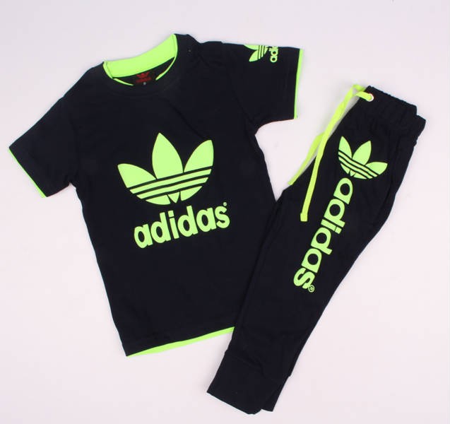 ست بلوز و شلوار ورزشی 110727 سایز 2 تا 12 سال کد 3 مارک ADIDAS