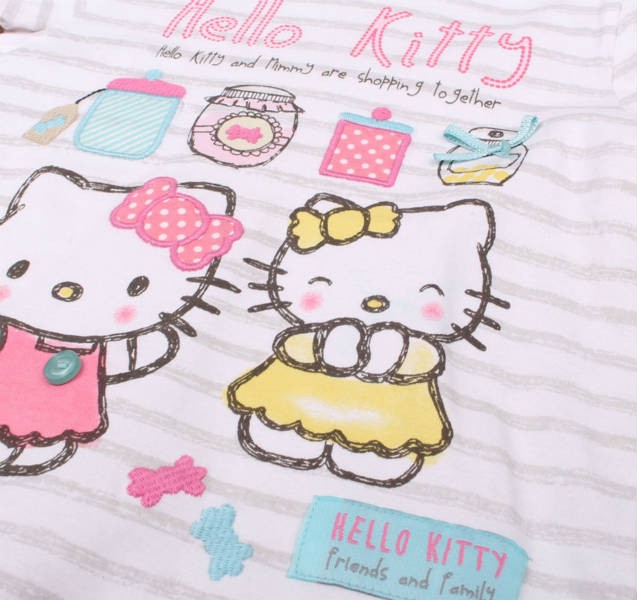 تی شرت دخترانه 13614 hello kitty