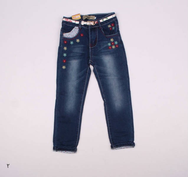 شلوار دخترانه 110239 سایز S ,M , L  کد2 مارک JEANS