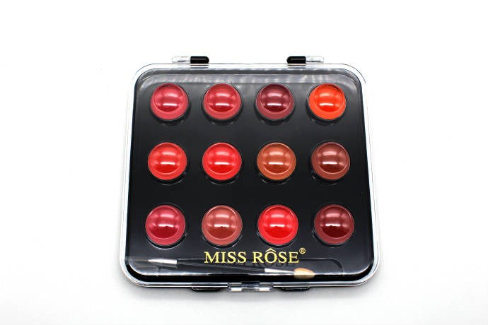 پالت رژ لب 12 رنگ MISS ROSE کد 14106 (viva)