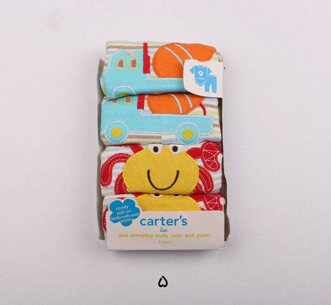 ست بادی و شلوار 9 ماه پسر 12769 carters