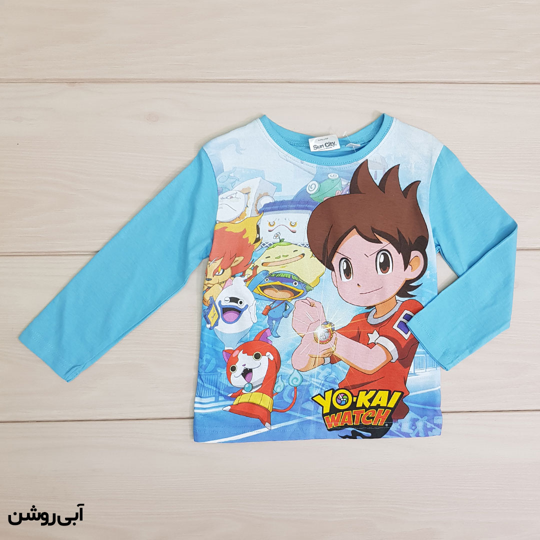 بلوز پسرانه 21120 سایز 3 تا 8 سال مارک YOKAI WATCH