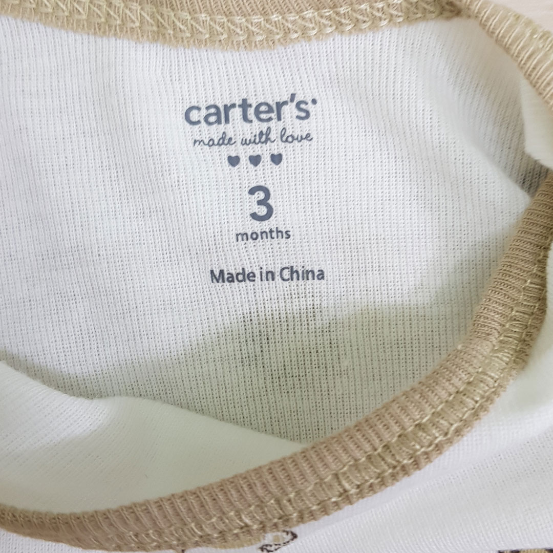 ست سه تکه پسرانه 21185 سایز 3 تا 18 ماه مارک Carters