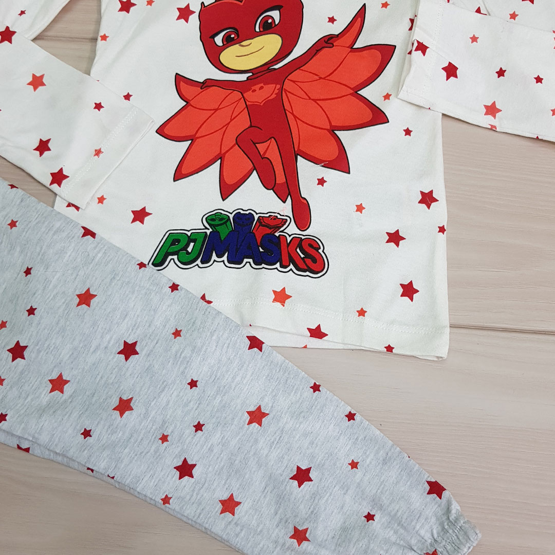 ست دخترانه 21360 سایز 3 تا 7 سال مارک PJMASKS