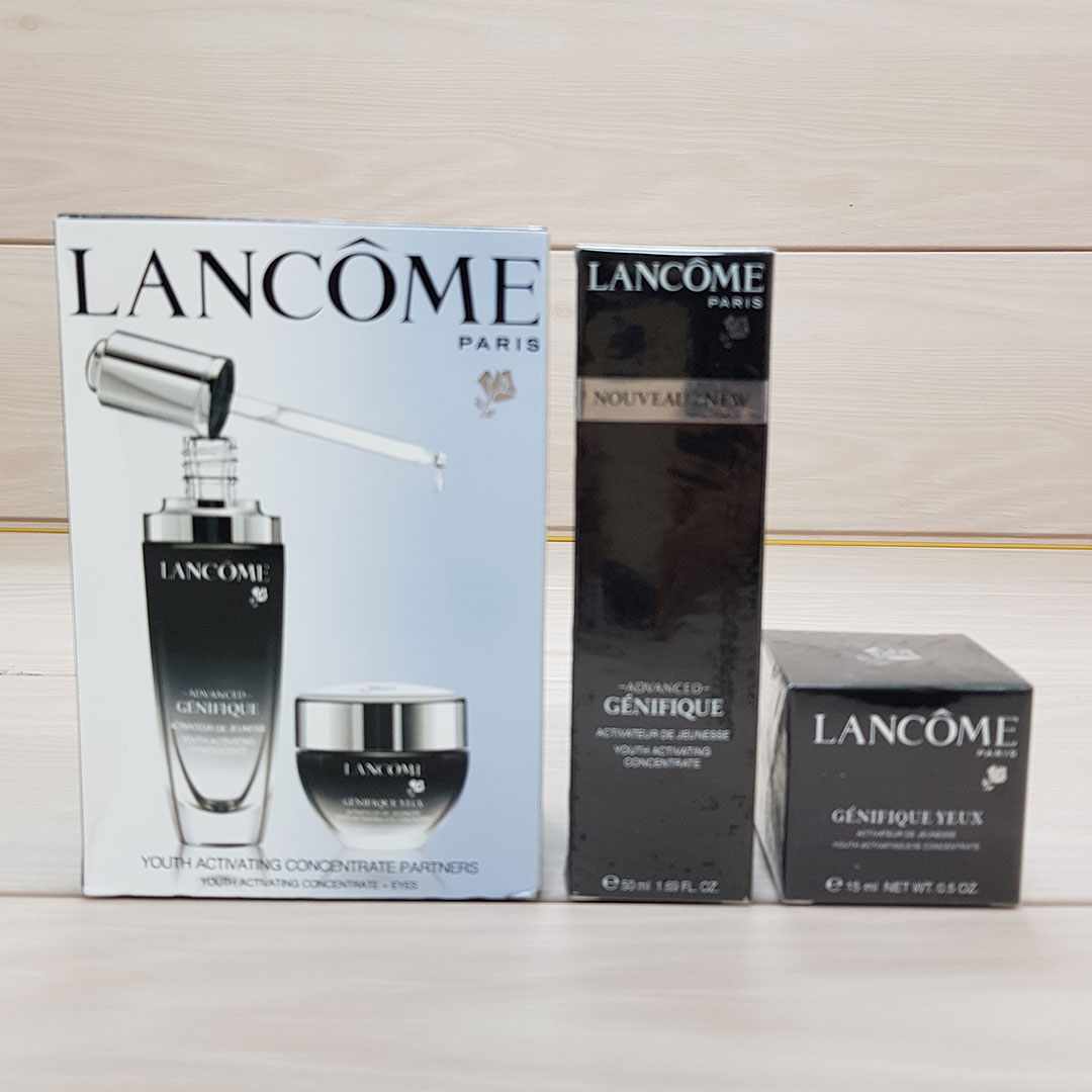 پکیج کرم دورچشم و سرم ابرسان صورت مارک 700678 LANCOME