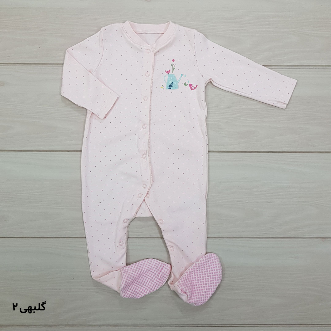 سرهمی جورابدار دخترانه 21673 سایز 9 تا 36 ماه کد 9 مارک MOTHERCARE