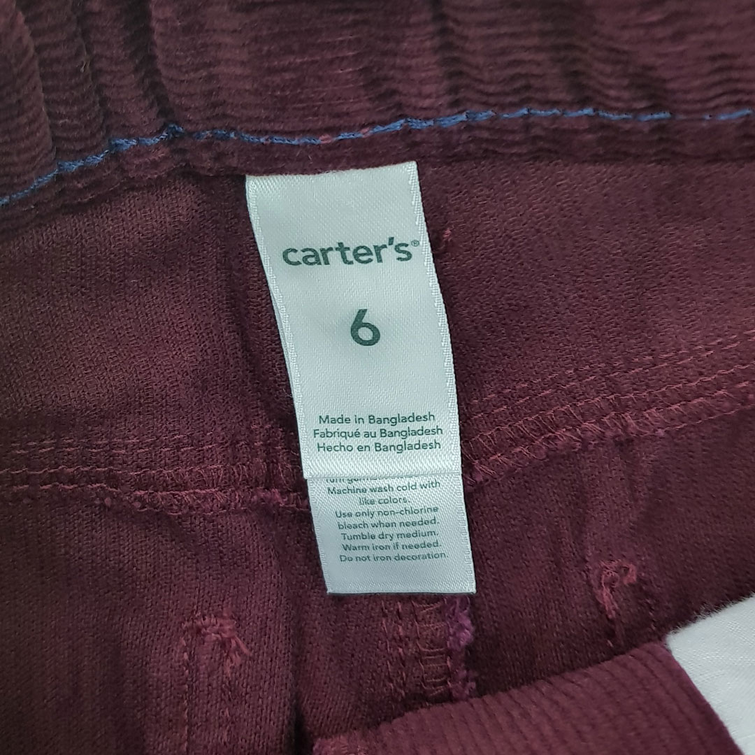 شلوار مخمل کبریتی 21672 سایز 3 ماه تا 10 سال مارک Carters