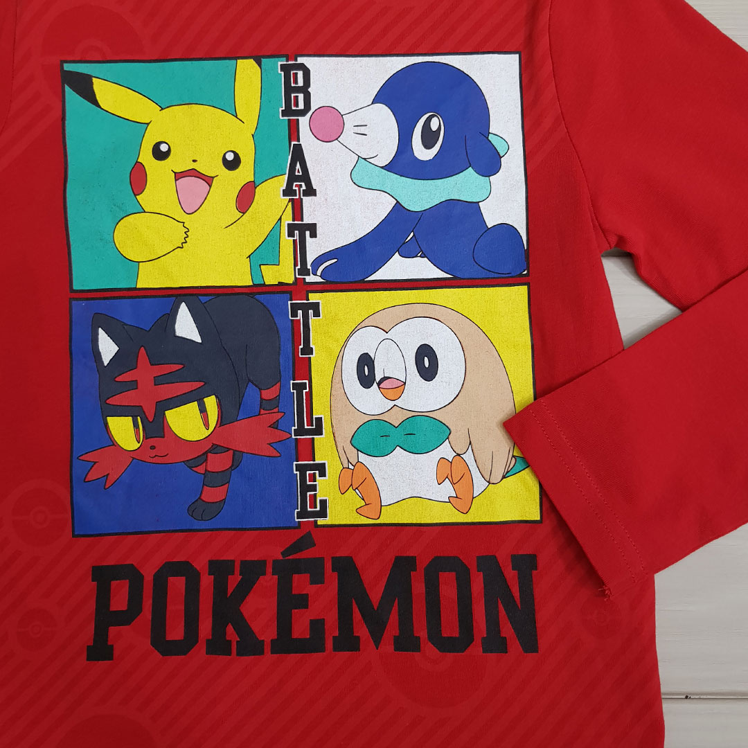 بلوز پسرانه 23142 سایز 5 تا 14 سال مارک POKEMON