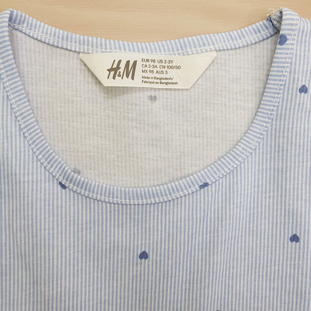 سارافون دخترانه 23787 سایز 2 تا 14 سال مارک H&M