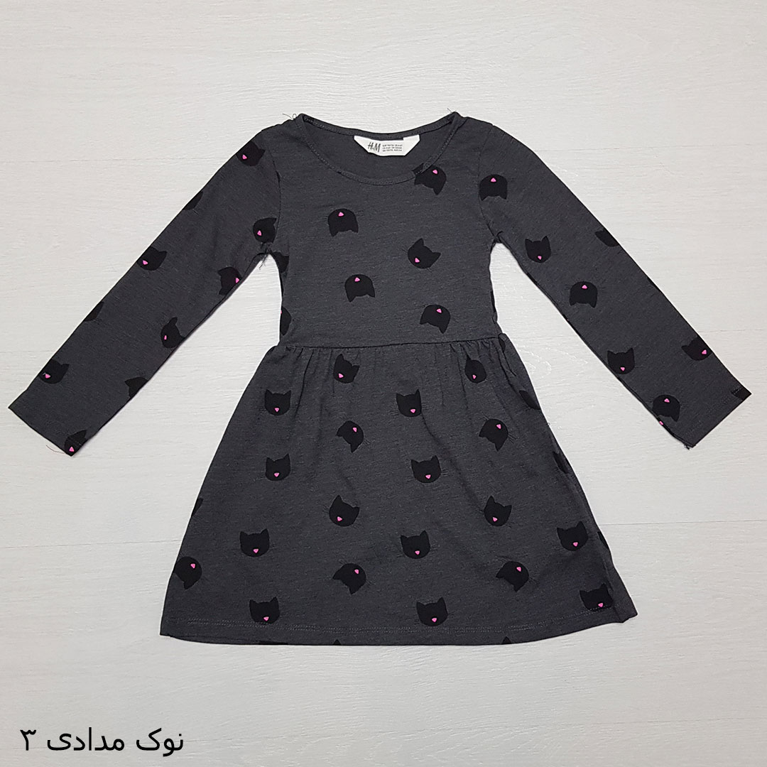 سارافون دخترانه 26417 سایز 1.5 تا 12 سال کد 14 مارک H&M