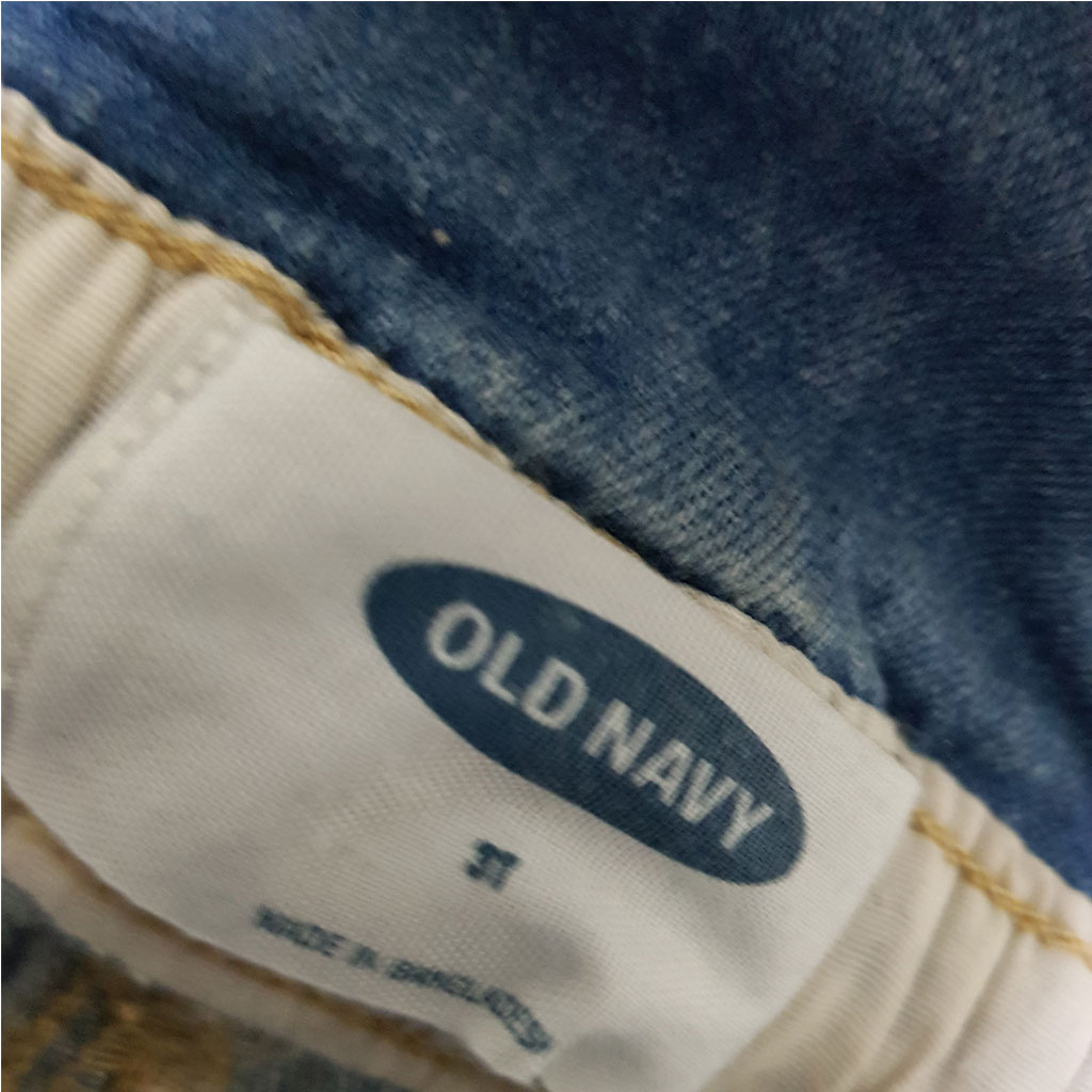 پیشبندار جینز پسرانه 27497 سایز 3 تا 5 سال مارک OLD NAVY