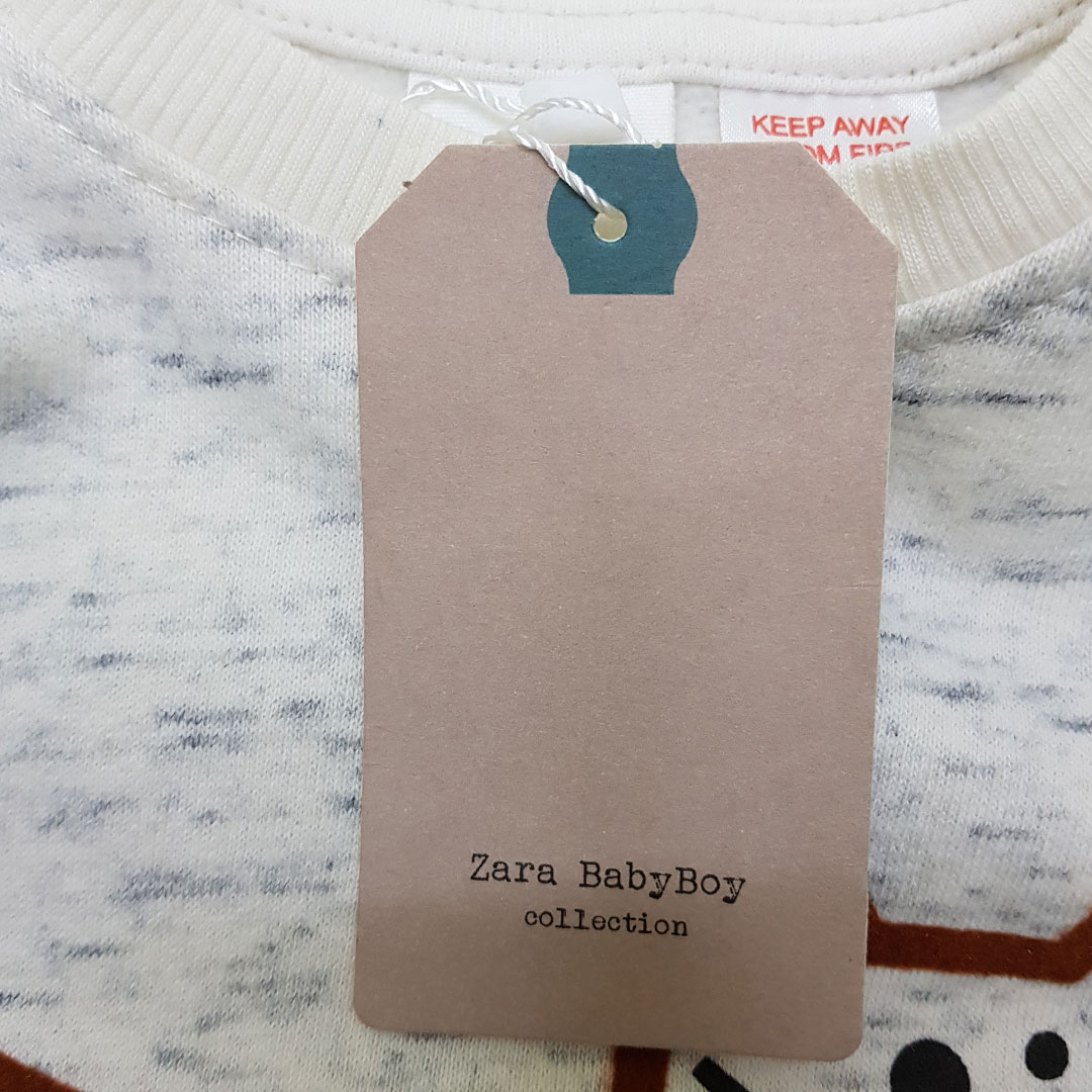 بلوز گرم پسرانه 25860 سایز 3 ماه تا 4 سال مارک ZARA   *