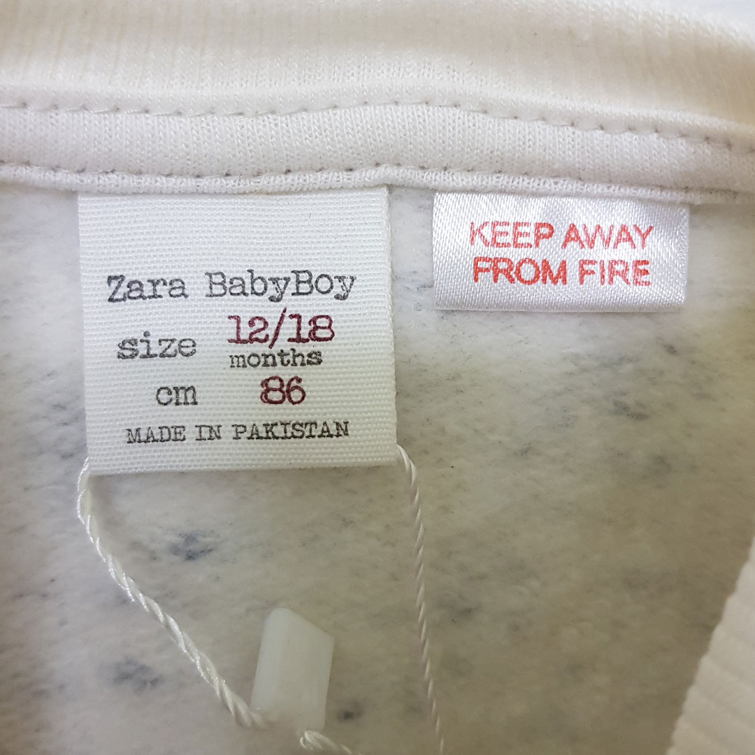 بلوز گرم پسرانه 25860 سایز 3 ماه تا 4 سال مارک ZARA   *