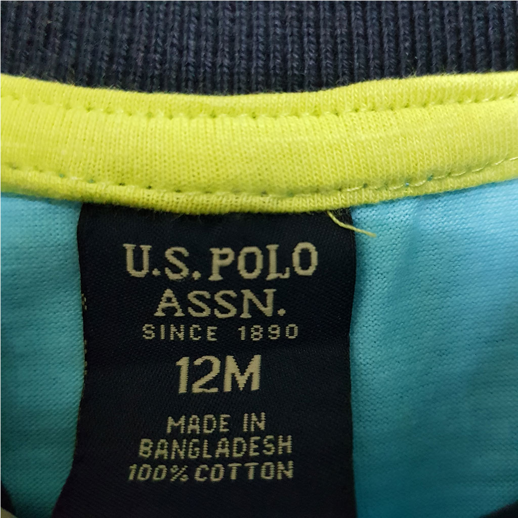 ست پسرانه 27334 سایز 3 ماه تا 7 سال مارک US POLO   *