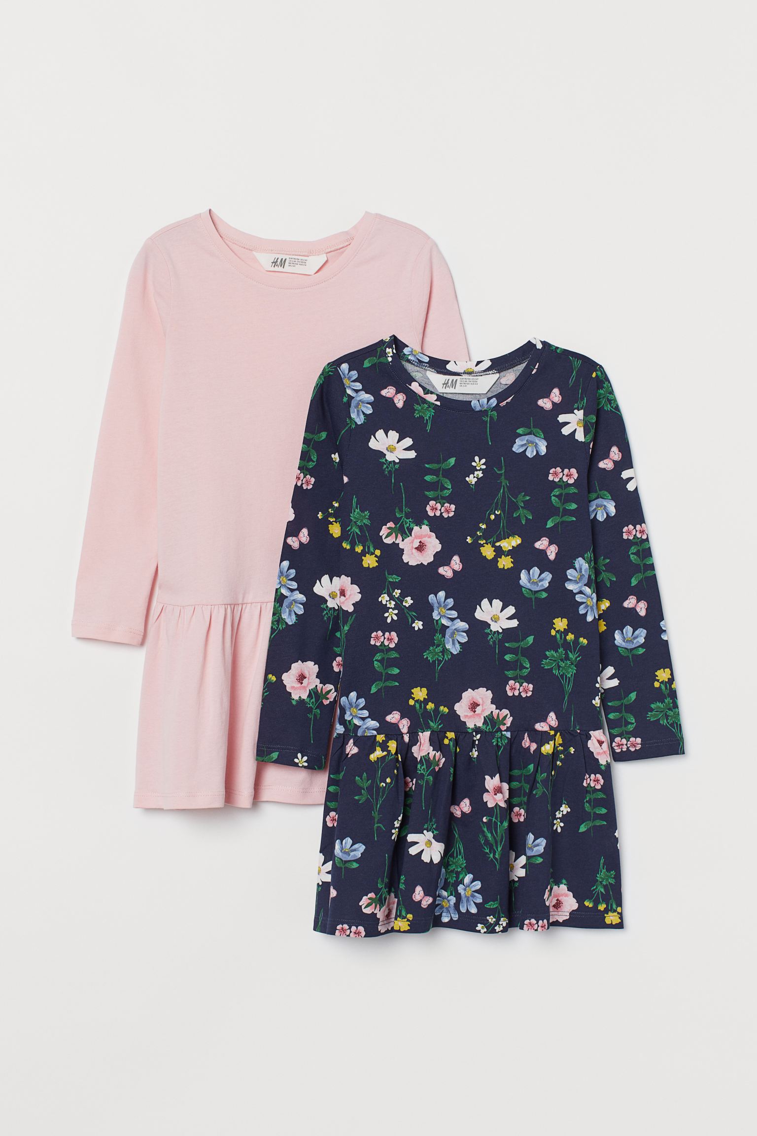 سارافون دخترانه 29397 سایز 1.5 تا 10 سال کد 2 مارک H&M