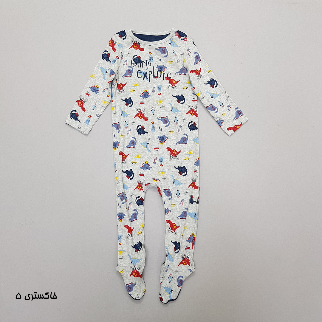 سرهمی جورابدار پسرانه 29698 سایز 1 تا 24 ماه مارک MotherCare