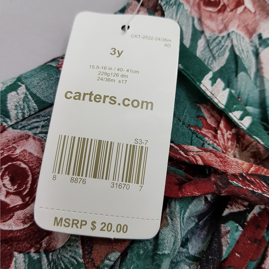 سارافون دخترانه 29939 سایز 1 تا 7 سال مارک Carters