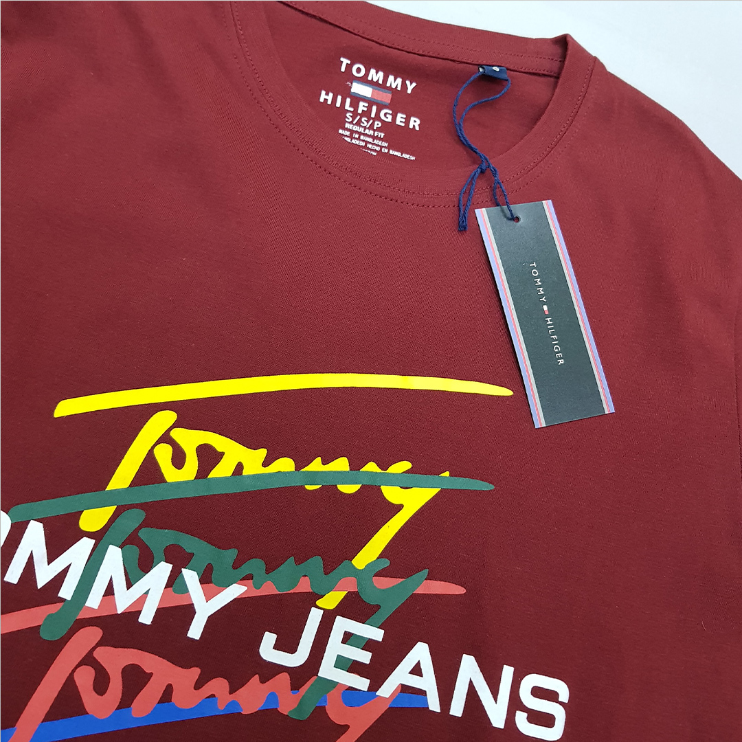 تی شرت مردانه 30076 کد 12 مارک TOMMY HILFIGER