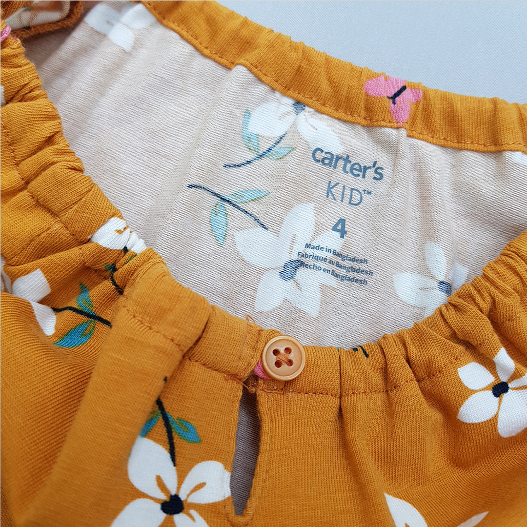 بلوز دخترانه 30189 سایز 4 تا 14 سال کد 3 مارک Carters   *