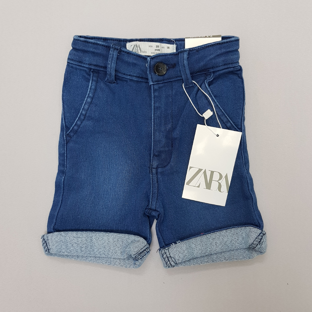 شلوارک جینز 31124 سایز 12 ماه تا 7 سال مارک ZARA