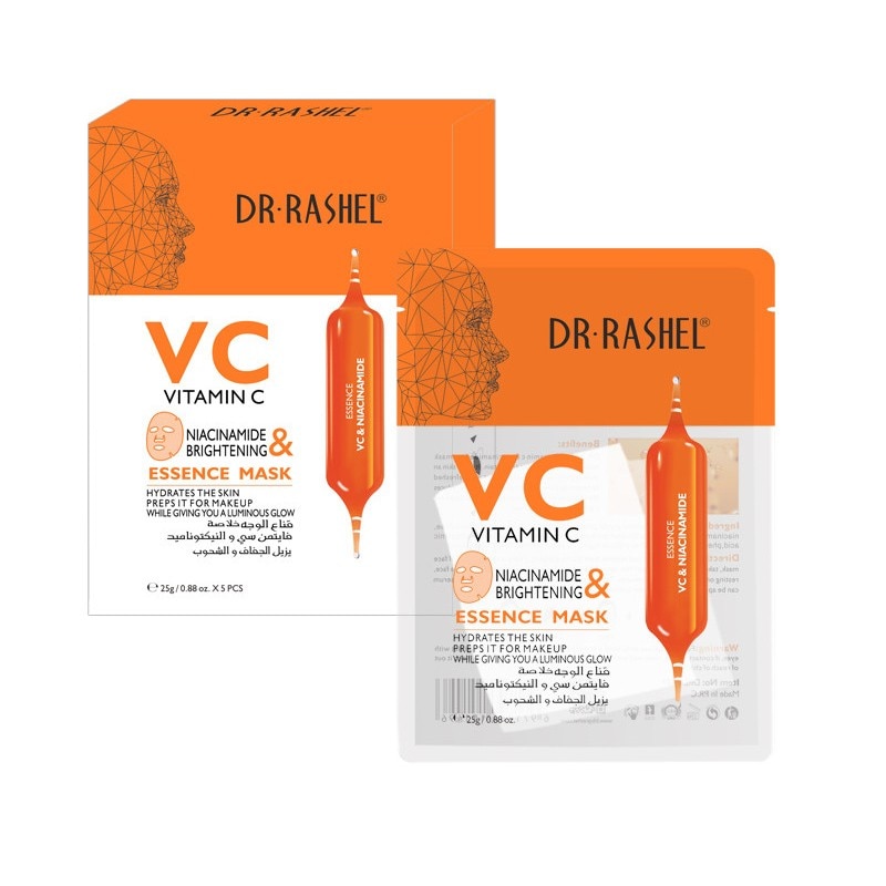 ماسک صورت ۵ عددی DR.RASHEL VITAMIN C کد 406921