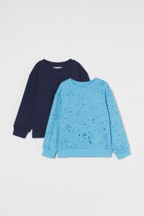 پلیور توپنبه ای پسرانه 34558 سایز 1.5 تا 10 سال کد 1 مارک H&M