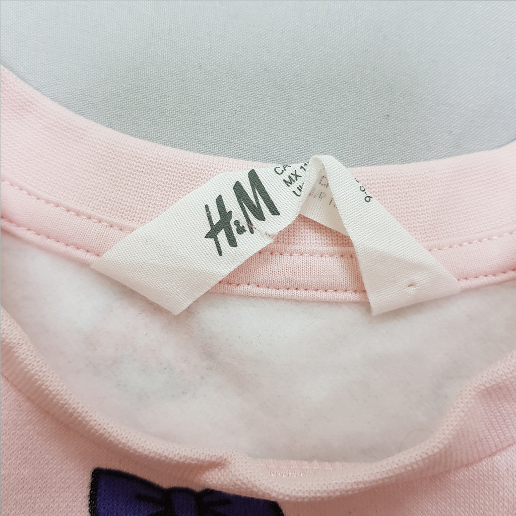 پلیور توپنبه ای دخترانه 34654 سایز 3 تا 10 سال کد 1 مارک h&m