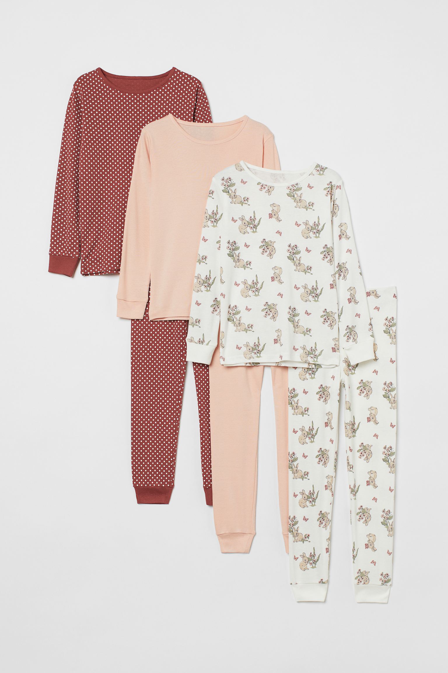 ست دخترانه 34707 سایز 3 تا 10 سال مارک H&M