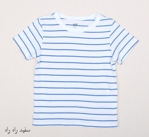 تی شرت پسرانه 11839 سایز 1.5 تا 10 سال مارک H&M