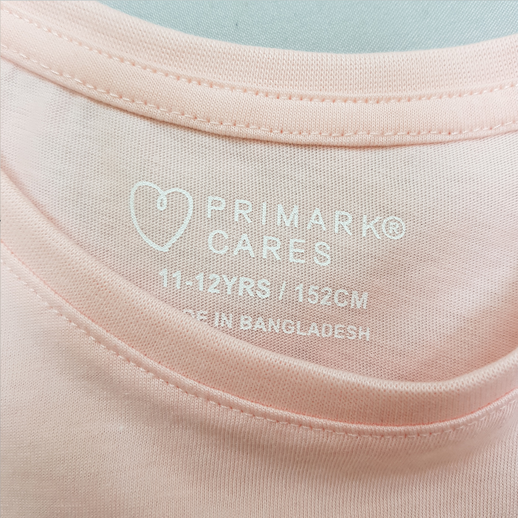 تی شرت دخترانه 35417 سایز 7 تا 15 سال مارک Primark