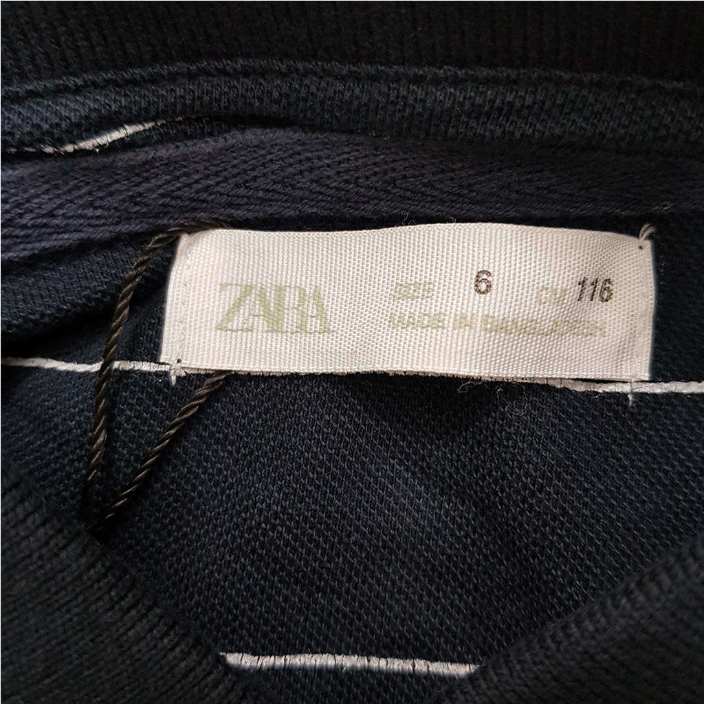 تی شرت پسرانه 35548 سایز 6 تا 14 سال کد 2 مارک ZARA