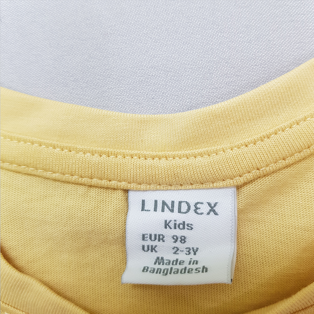 تی شرت دخترانه 35918 سایز 1.5 تا 9 سال کد 11 مارک LINDEX   *