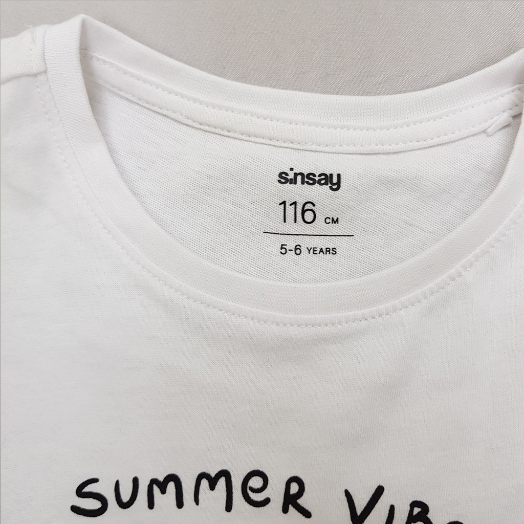 تی شرت دخترانه 36293 سایز 2 تا 10 سال مارک Sinsay