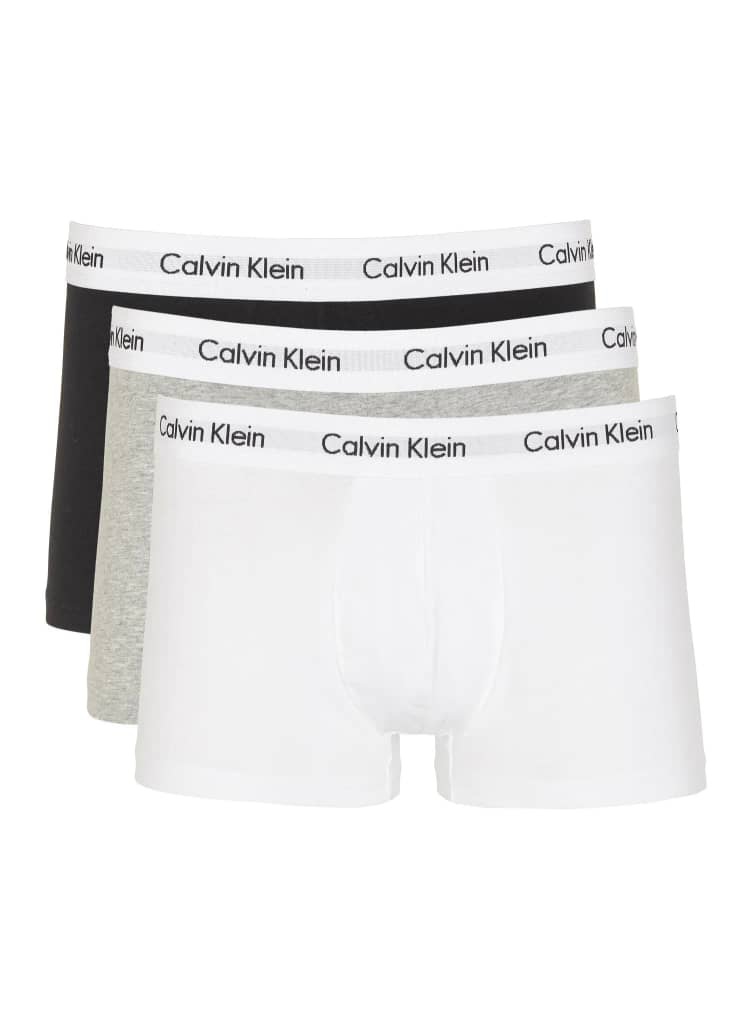 شورت ۳عددی پادار مردانه برند calvin klein کد 36347