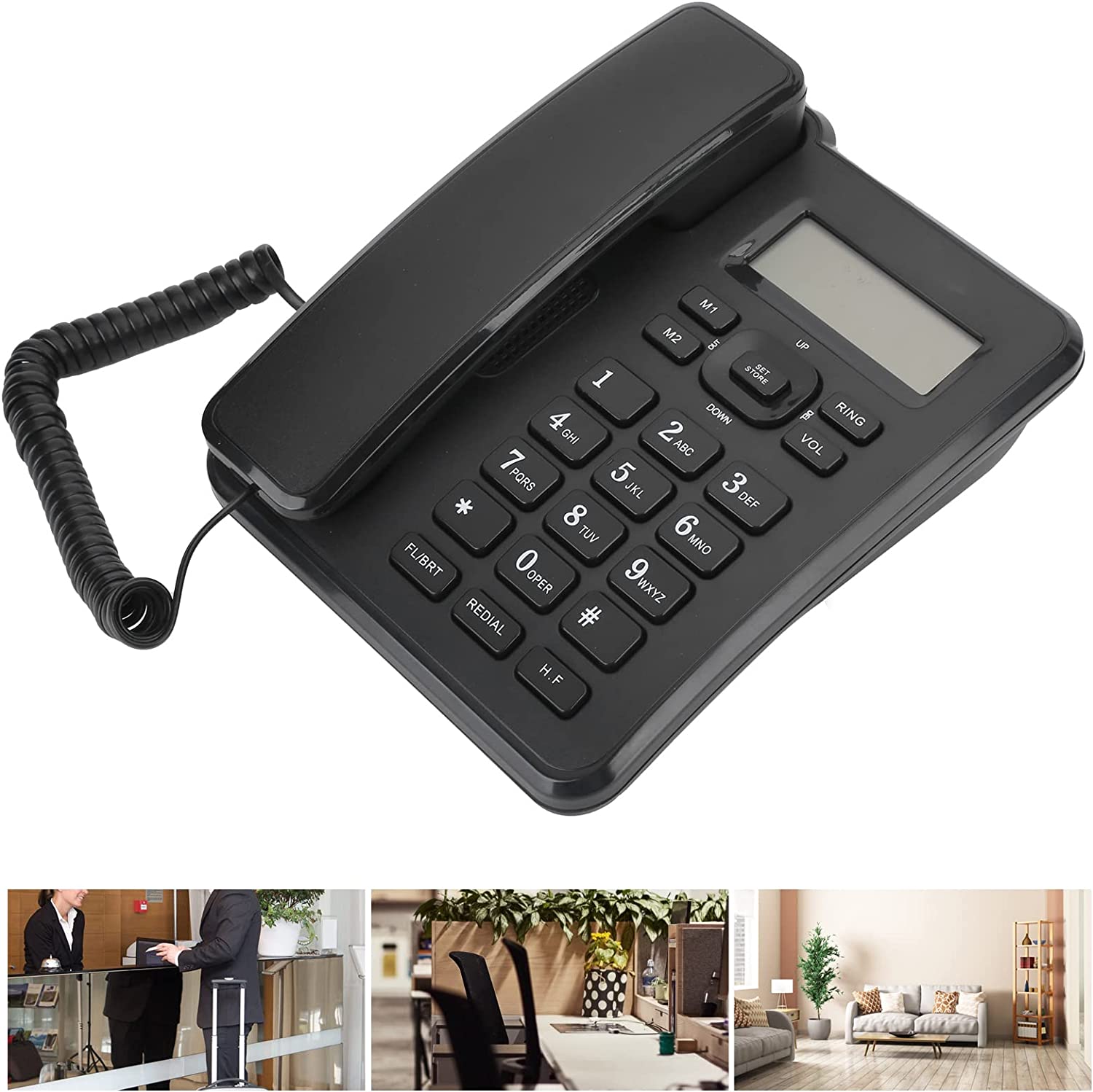 تلفن رومیزی PANAPHONE---KX-T6001CID کد 801649
