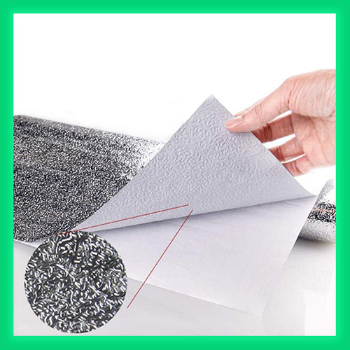 برچسب فویلی کابینت و کشو آشپزخانه 5 متری نقره ای کد 801661