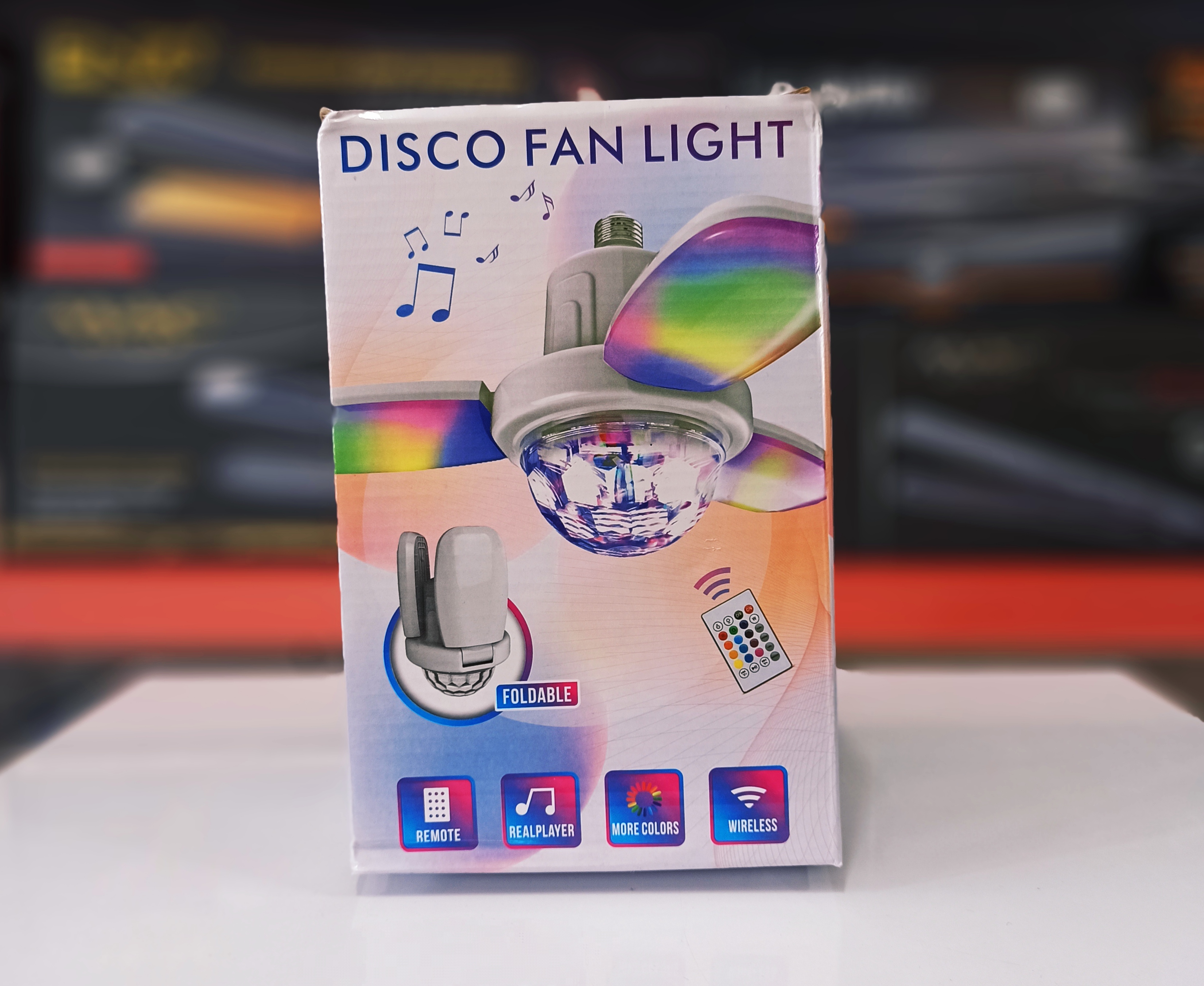 لامپ موزیکال STARRY FAN LHGHT  کد 801694