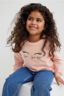 پلیور دخترانه 37169 سایز 1.5 تا 10 سال مارک H&M   *