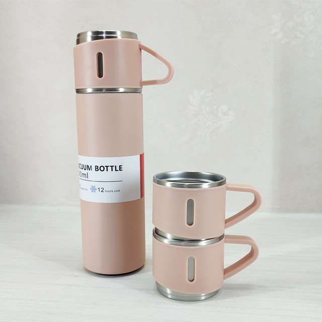 فلاسک مدل کادویی VACUUM FLASK SET به همراه لیوان کد 801737