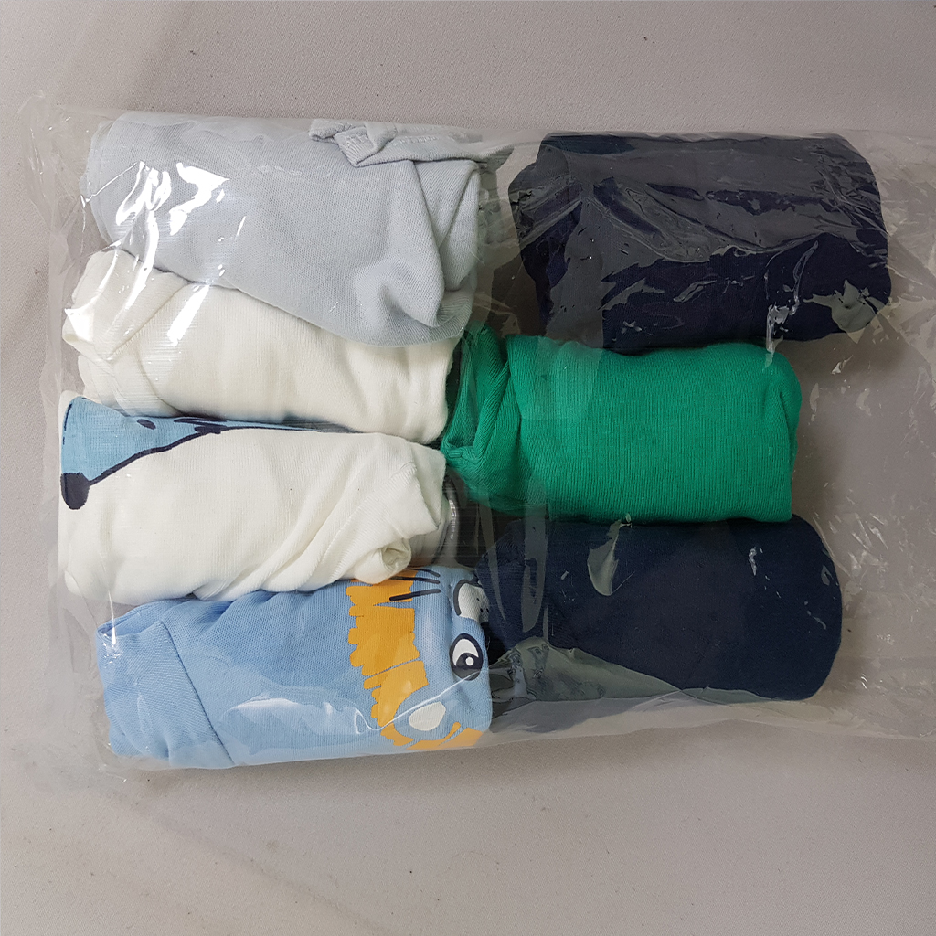 بادی هفت عددی آستین بلند دخترانه 37500 سایز 3 تا 24 ماه مارک Fox&Bunny