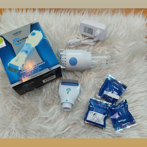 شانه و شپشگیر برقی v_CCMB کد 801881